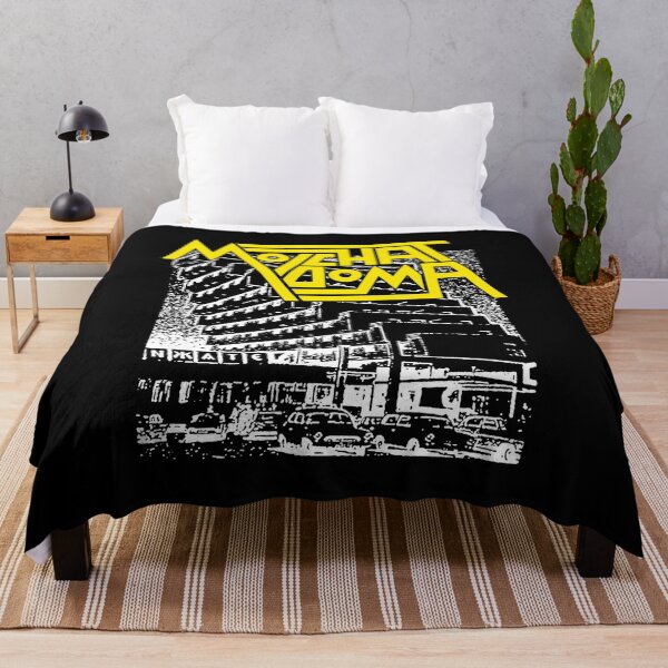 Item preview, Yellow Typography Post Punk With White Silhouette designed and sold by GloomRooms.