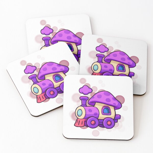 Item preview, Mushroom Express Fantasy Cartoon designed and sold by iamKRUK.