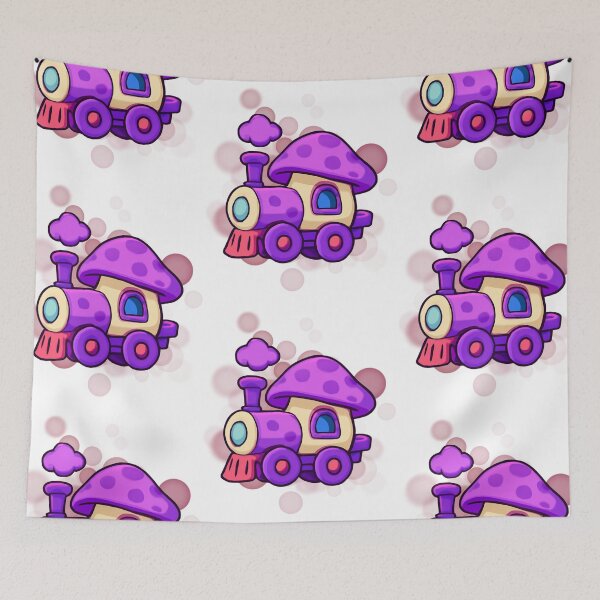 Item preview, Mushroom Express Fantasy Cartoon designed and sold by iamKRUK.