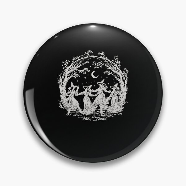 Item preview, Dancing Witches Moon Forest Vintage Pagan Halloween Magic designed and sold by PixlCrypt.