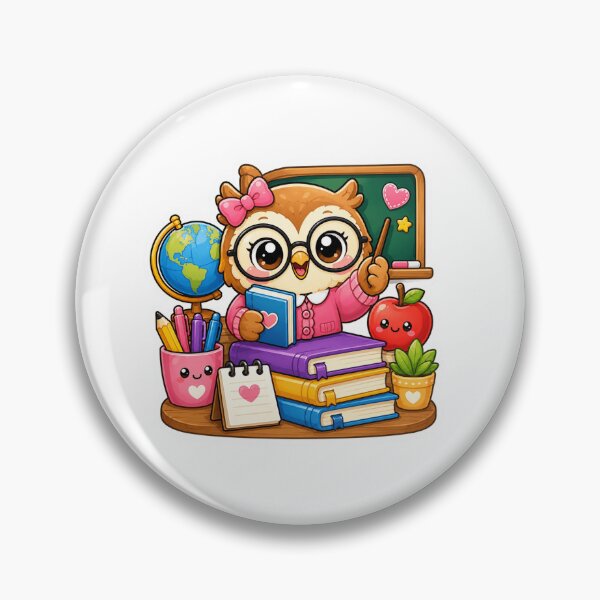 Item preview, Cute Teacher Owl Classroom | Kawaii Owl Teacher Gift for School designed and sold by Pixanova.