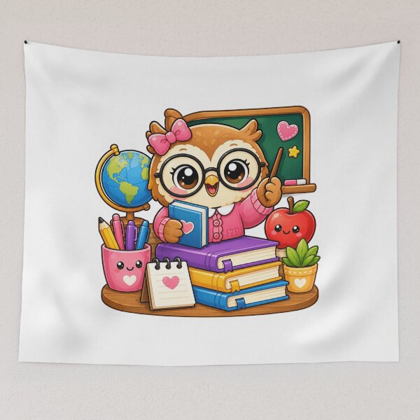 Item preview, Cute Teacher Owl Classroom | Kawaii Owl Teacher Gift for School designed and sold by Pixanova.
