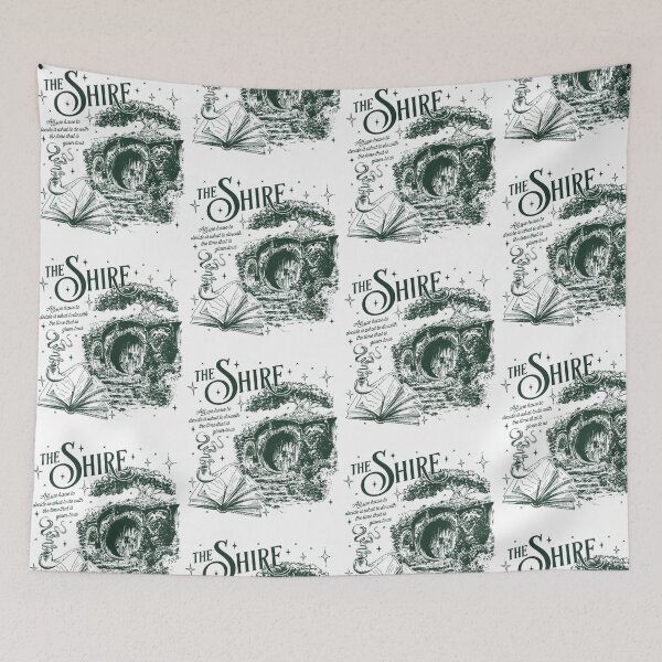 Item preview, The Shire Hobbit Door Middle Earth Fantasy Book Inspired Art designed and sold by PixlCrypt.