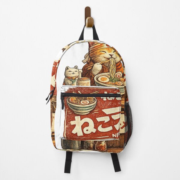 Item preview, Neko Ramen – Vintage Japanese Cat Illustration designed and sold by بيعها | Bee3ha.