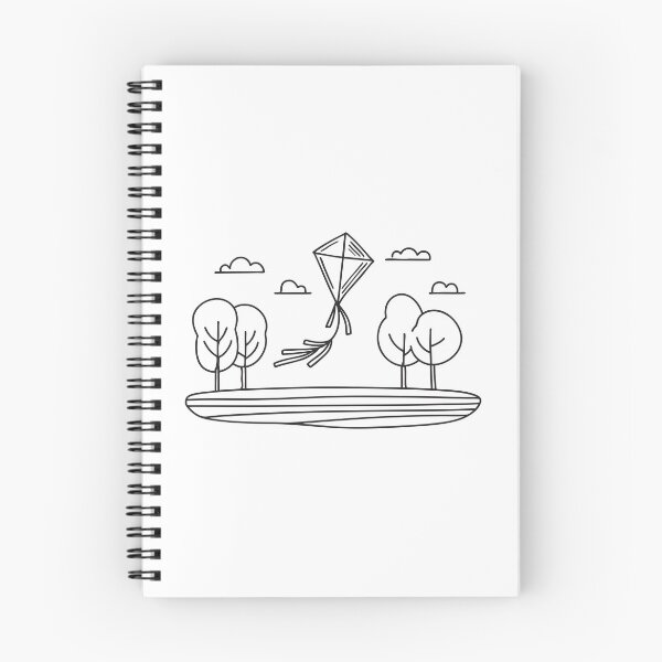 Item preview, A colorful kite flying high over a field with nearby trees designed and sold by rasagamastore.