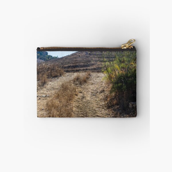 Item preview, Sunlit Stone Path Through Rural Mediterranean Village Between Dry Stone Walls Overlooking Coast designed and sold by Nmallia.