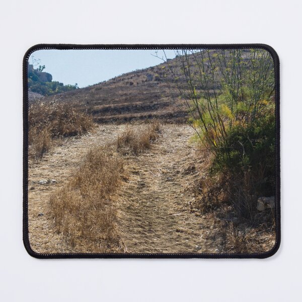 Item preview, Sunlit Stone Path Through Rural Mediterranean Village Between Dry Stone Walls Overlooking Coast designed and sold by Nmallia.