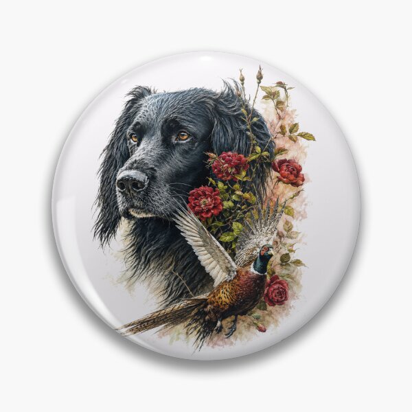 Item preview, Large Munsterlander Hunting Dog Watercolor Art , Pheasant Hunting Dog Illustration  designed and sold by TammyHunterArt.