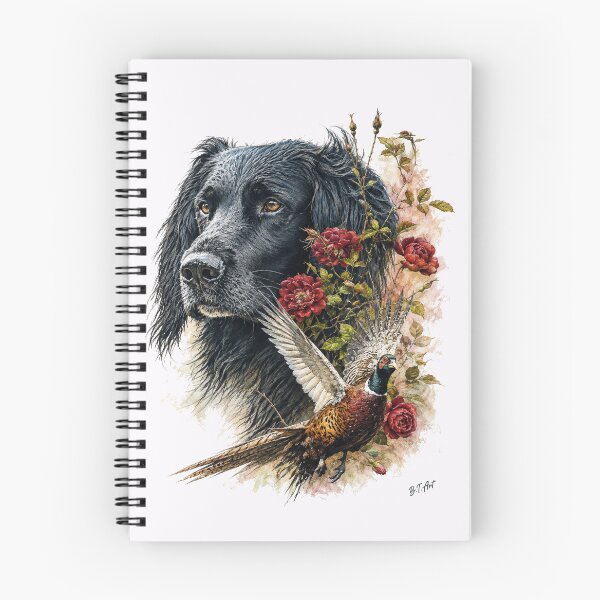 Item preview, Large Munsterlander Hunting Dog Watercolor Art , Pheasant Hunting Dog Illustration  designed and sold by TammyHunterArt.