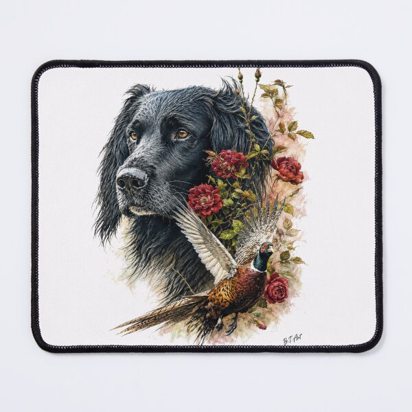 Item preview, Large Munsterlander Hunting Dog Watercolor Art , Pheasant Hunting Dog Illustration designed and sold by TammyHunterArt.