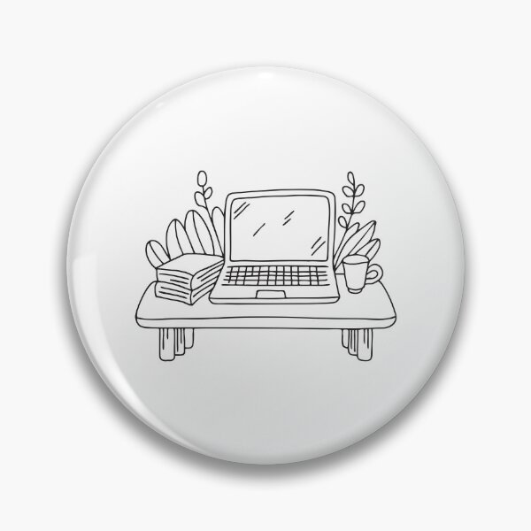 Item preview, A laptop set on a stone bench in a university courtyard designed and sold by rasagamastore.