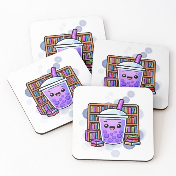 Item preview, Cute Bubble Tea Library Cartoon designed and sold by iamKRUK.