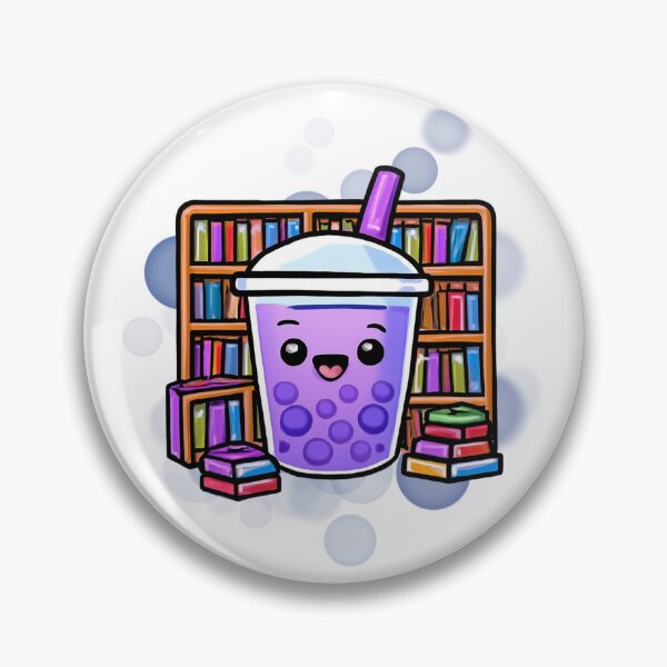 Item preview, Cute Bubble Tea Library Cartoon designed and sold by iamKRUK.