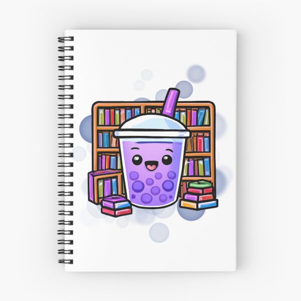 Item preview, Cute Bubble Tea Library Cartoon designed and sold by iamKRUK.