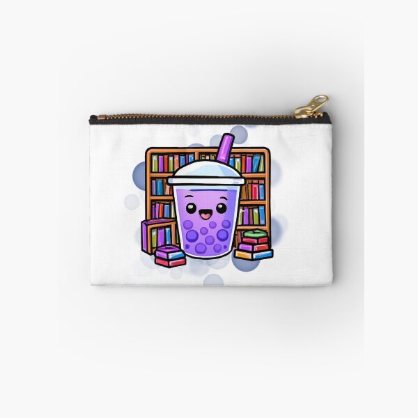 Item preview, Cute Bubble Tea Library Cartoon designed and sold by iamKRUK.