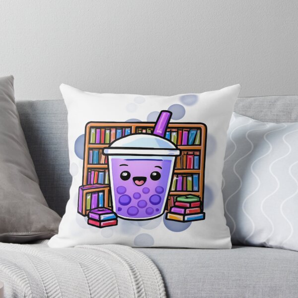 Item preview, Cute Bubble Tea Library Cartoon designed and sold by iamKRUK.