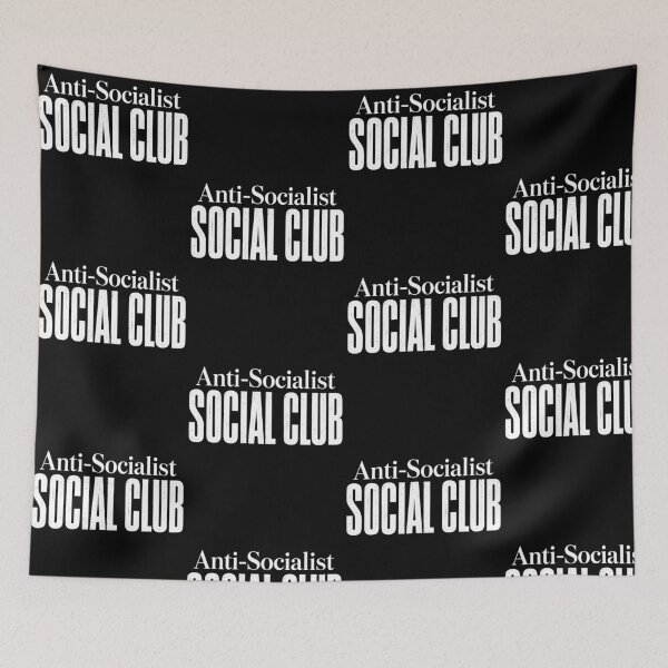 Item preview, Anti-Socialist Social Club Political Satire Conservative Statement designed and sold by PixlCrypt.