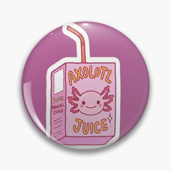 Item preview, Kawaii Axolotl Juice Box - Cute Pink Axolotl Illustration designed and sold by Purpleclomb.