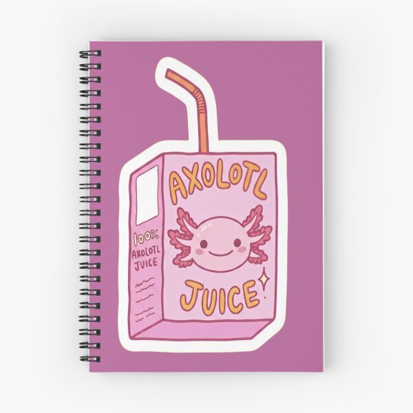 Item preview, Kawaii Axolotl Juice Box - Cute Pink Axolotl Illustration designed and sold by Purpleclomb.