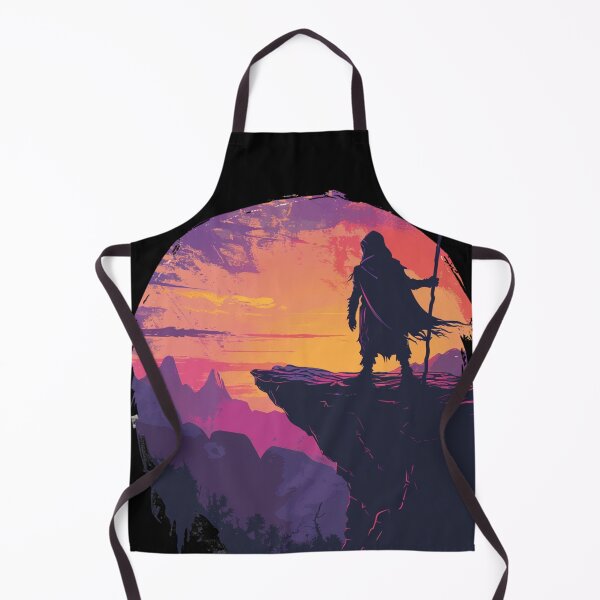 Item preview, Neon Dream Wanderer - Retro Fantasy Adventure Art designed and sold by VectorForge.