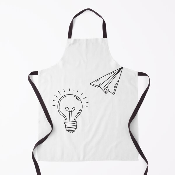Item preview, A paper airplane gliding upward past a ceiling bulb designed and sold by rasagamastore.