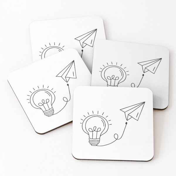 Item preview, A paper plane soaring upward beside a light fixture designed and sold by rasagamastore.