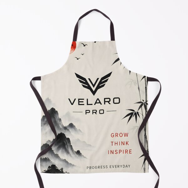 Item preview, VELARO PRO | Japanese Zen Mountain Journal | Grow Think Inspire | Minimalist Productivity Diary | Black & Red Sun Notebook designed and sold by Velaro Pro.
