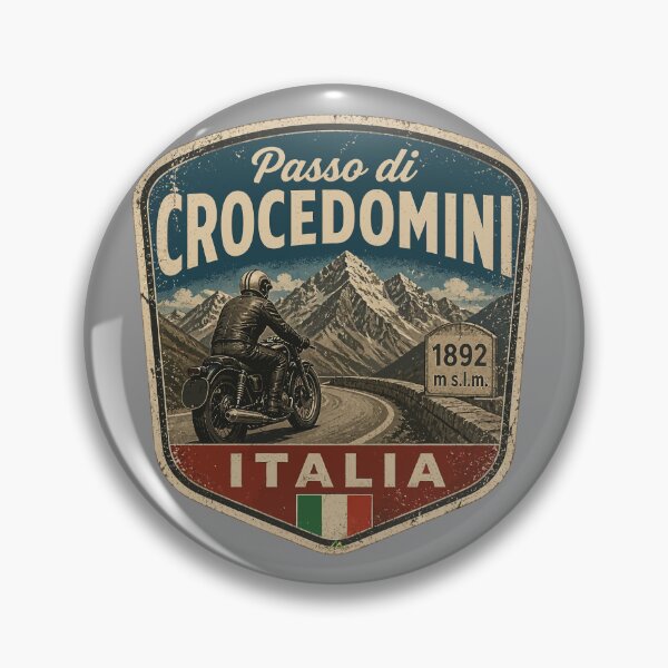 Item preview, Passo di Crocedomini, Croce Domini Pass Italy Italia Sticker TShirt 06 designed and sold by OuterShellUK.