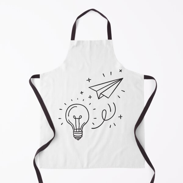 Item preview, A paper plane flying upward near a glowing bulb designed and sold by rasagamastore.