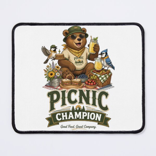 Item preview, Picnic Champion Bear designed and sold by Sovereign Supply Co..