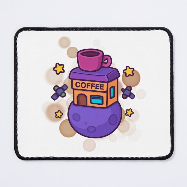 Item preview, Tiny Planet Coffee Shop Cartoon designed and sold by iamKRUK.
