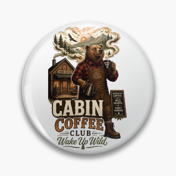 Item preview, Cabin Coffee Club Bear designed and sold by Sovereign Supply Co..
