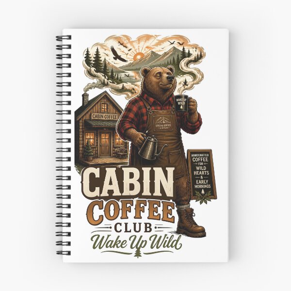 Item preview, Cabin Coffee Club Bear designed and sold by Sovereign Supply Co..