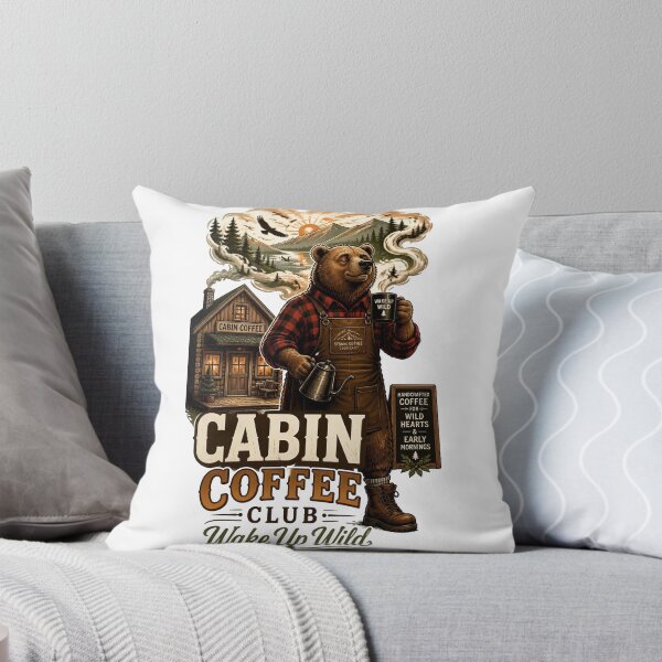 Item preview, Cabin Coffee Club Bear designed and sold by Sovereign Supply Co..