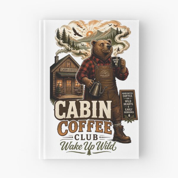 Item preview, Cabin Coffee Club Bear designed and sold by Sovereign Supply Co..