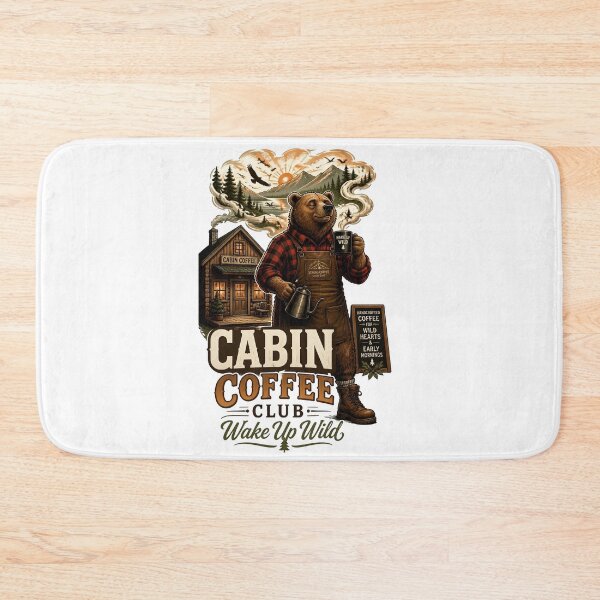 Item preview, Cabin Coffee Club Bear designed and sold by Sovereign Supply Co..