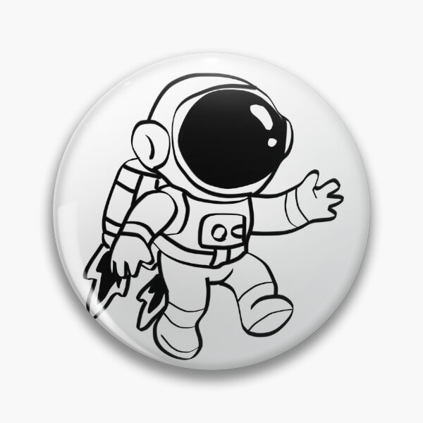 Item preview, flying astronaut designed and sold by LucArts_x.