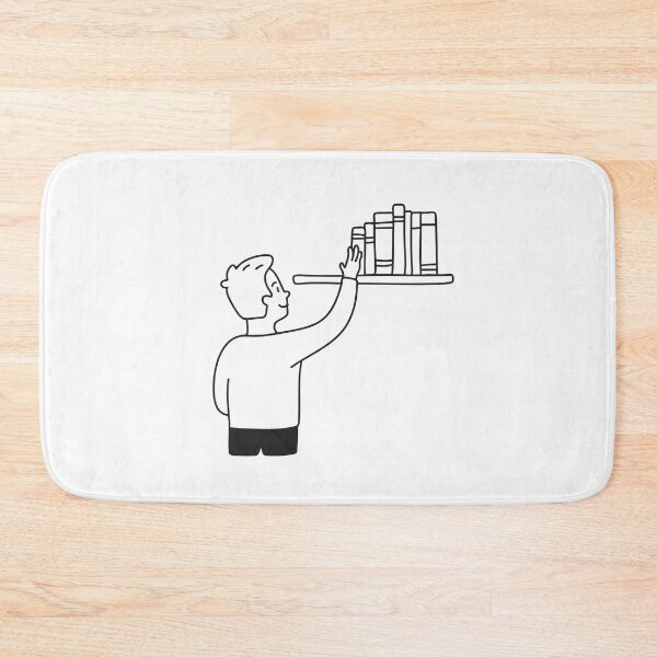 Item preview, An individual reaching up to grab a book from a shelf designed and sold by rasagamastore.