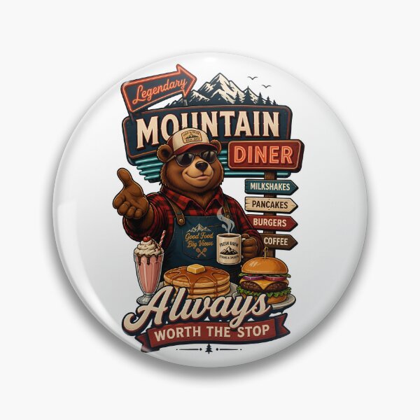 Item preview, Mountain Diner Bear Breakfast designed and sold by Sovereign Supply Co..