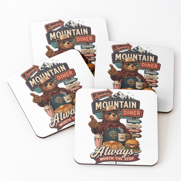 Item preview, Mountain Diner Bear Breakfast designed and sold by Sovereign Supply Co..