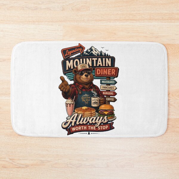 Item preview, Mountain Diner Bear Breakfast designed and sold by Sovereign Supply Co..