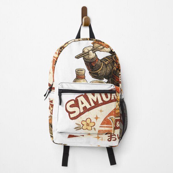 Item preview, Samurai Sushi Cat – Retro Japanese Kawaii Illustration designed and sold by بيعها | Bee3ha.