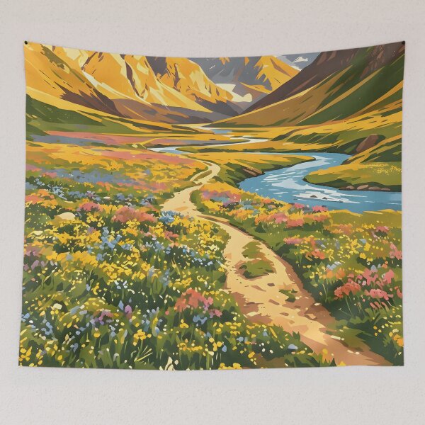 Item preview, Adventure Forest | Vintage Outdoor Travel Poster designed and sold by Spirit of Siam.