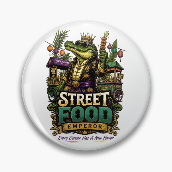 Item preview, Street Food Emperor Crocodile designed and sold by Sovereign Supply Co..