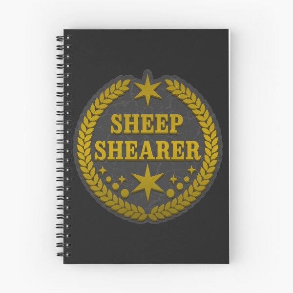 Item preview, Sheep shearer gold 1 designed and sold by RedPoppyStudio.