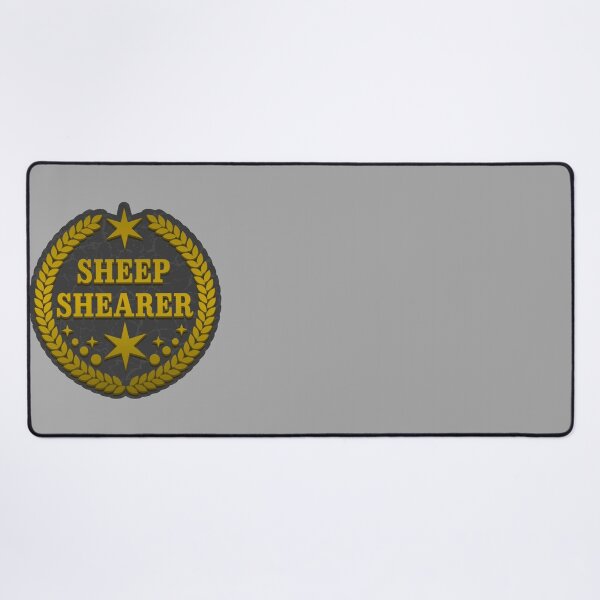 Item preview, Sheep shearer gold 1 designed and sold by RedPoppyStudio.