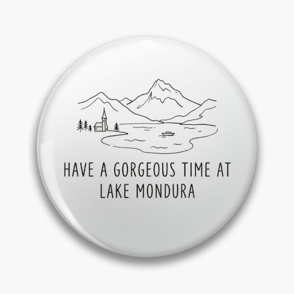 Item preview, Minimalist Mountain Lake Mondura Line Art Illustration designed and sold by Yellowriversss.