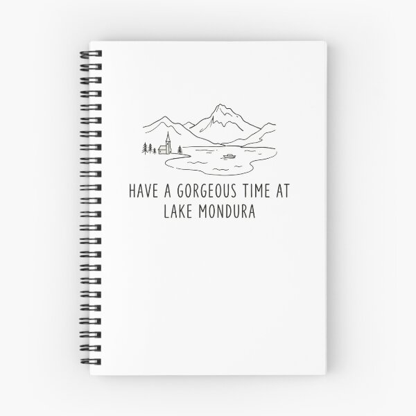 Item preview, Minimalist Mountain Lake Mondura Line Art Illustration designed and sold by Yellowriversss.