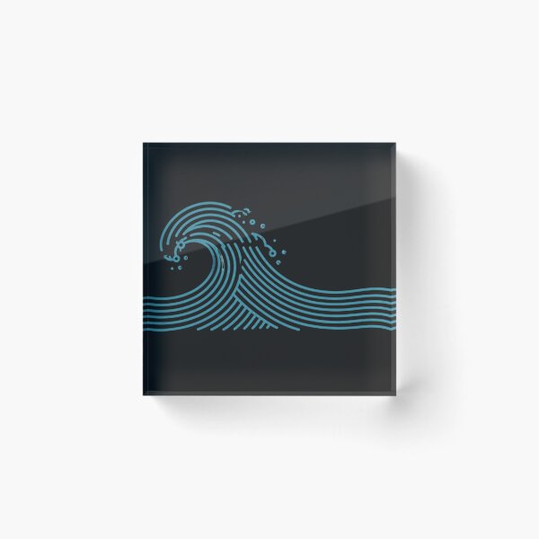 Item preview, Minimalist Zen Wave: Abstract Geometric Line Art designed and sold by 63Hotpeppers.