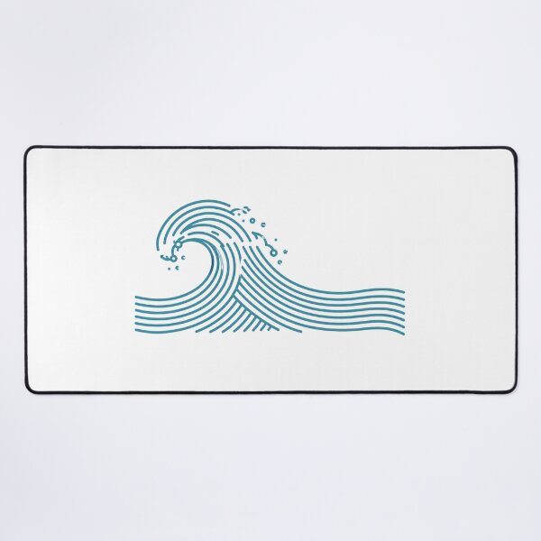 Item preview, Minimalist Zen Wave: Abstract Geometric Line Art designed and sold by 63Hotpeppers.